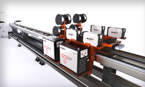 HORIZONTAL PIPE CLADDING STATION